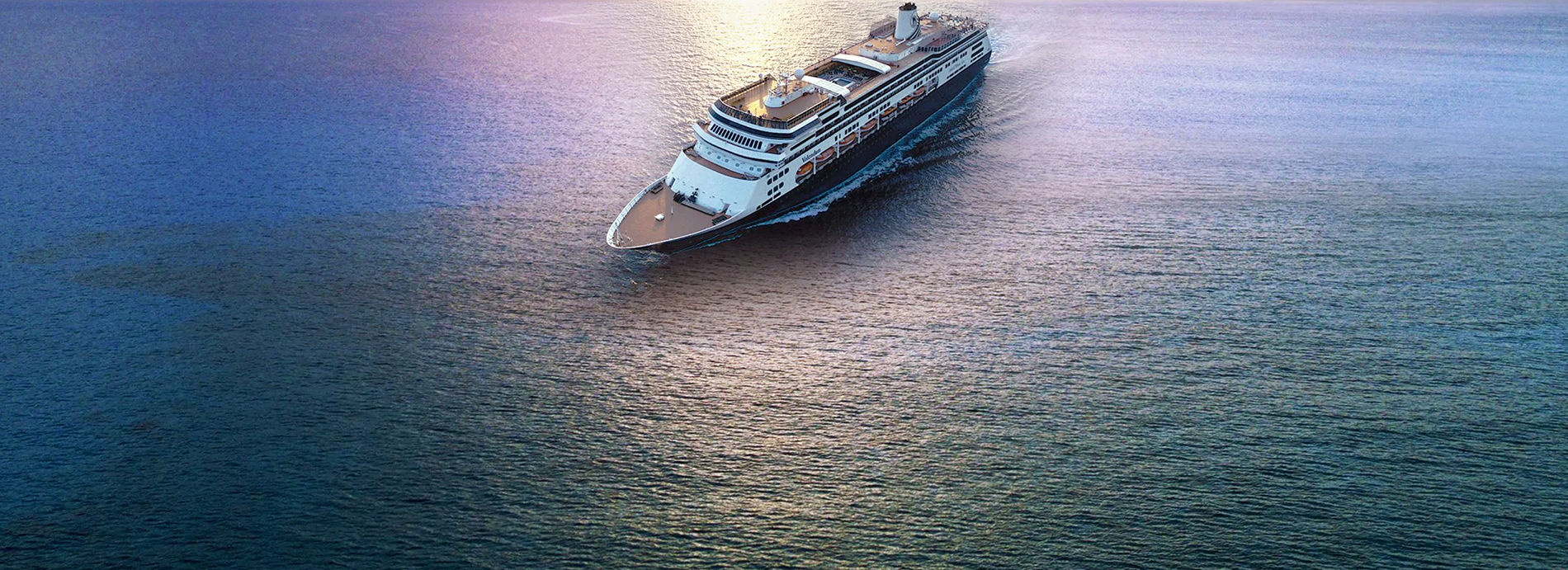 cruise ship on ocean